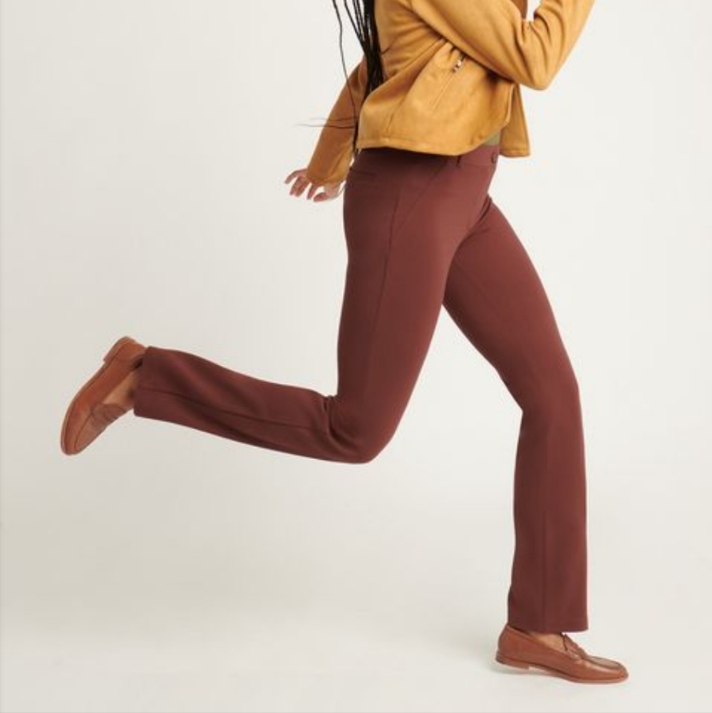 Betabrand Straight Leg Trouser Large